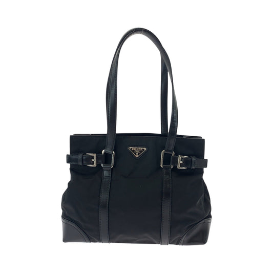 PRADA Tote Bag Nylon black Tote Bag. Test Triangle With logo Women