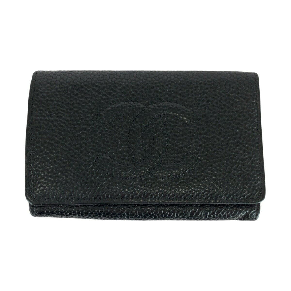 Chanel Coco Mark Leather Key Case Handbag