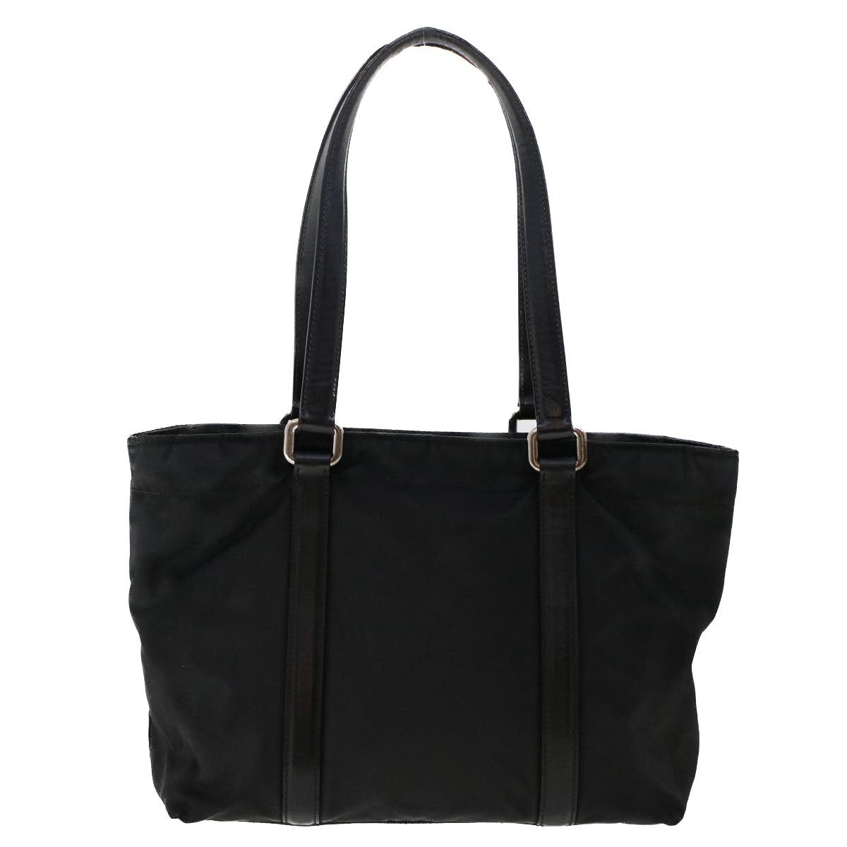 PRADA Tote Bag Nylon Black Auth