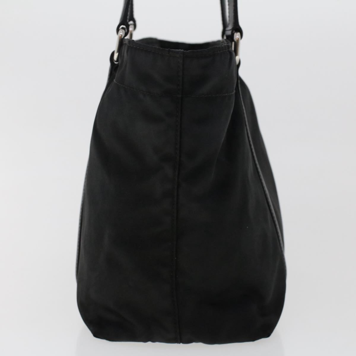 PRADA Tote Bag Nylon Black Auth