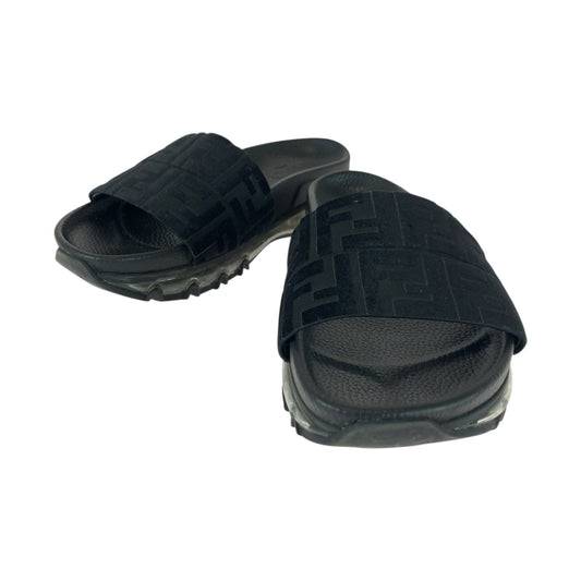 FENDI Sandals 7X1284 rubber black Zucca 7