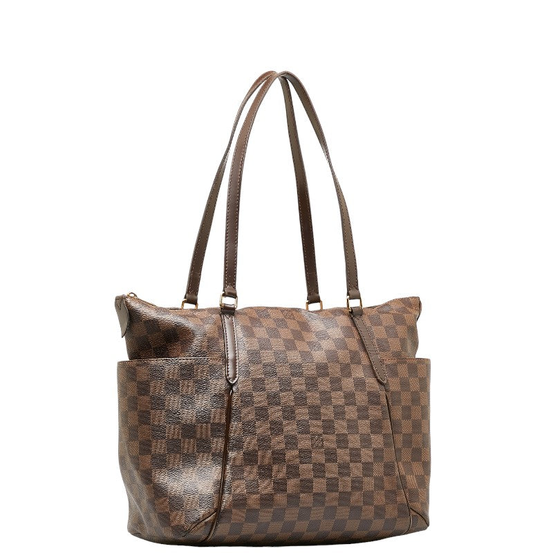 Louis Vuitton Damiere Toilet MM Shoulder Bag Brown PVC Leather Louis Vuitton
