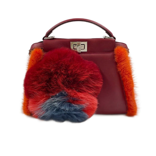 Fendi Peekaboo Red Leather