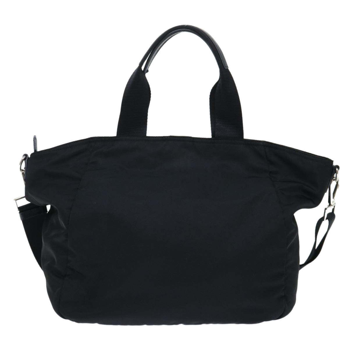 PRADA Shoulder Bag Nylon 2way Black Auth