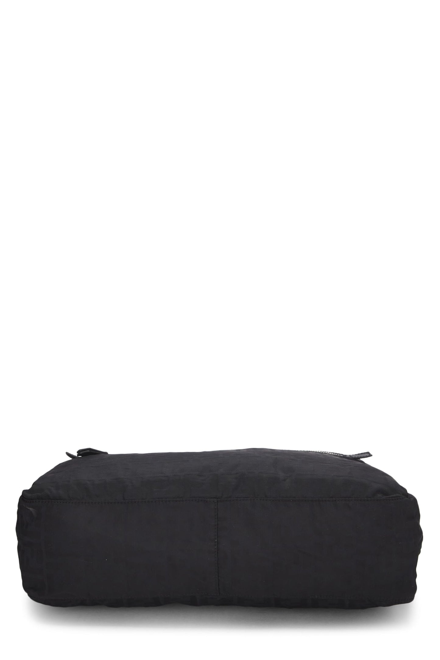 Fendi, Black Zucchino Nylon Messenger Bag, Black