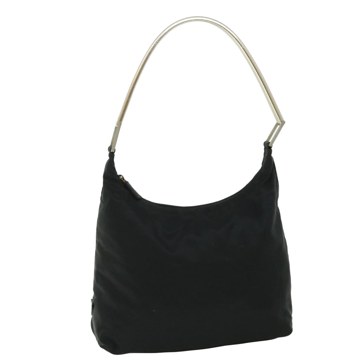 PRADA Shoulder Bag Nylon Black Auth