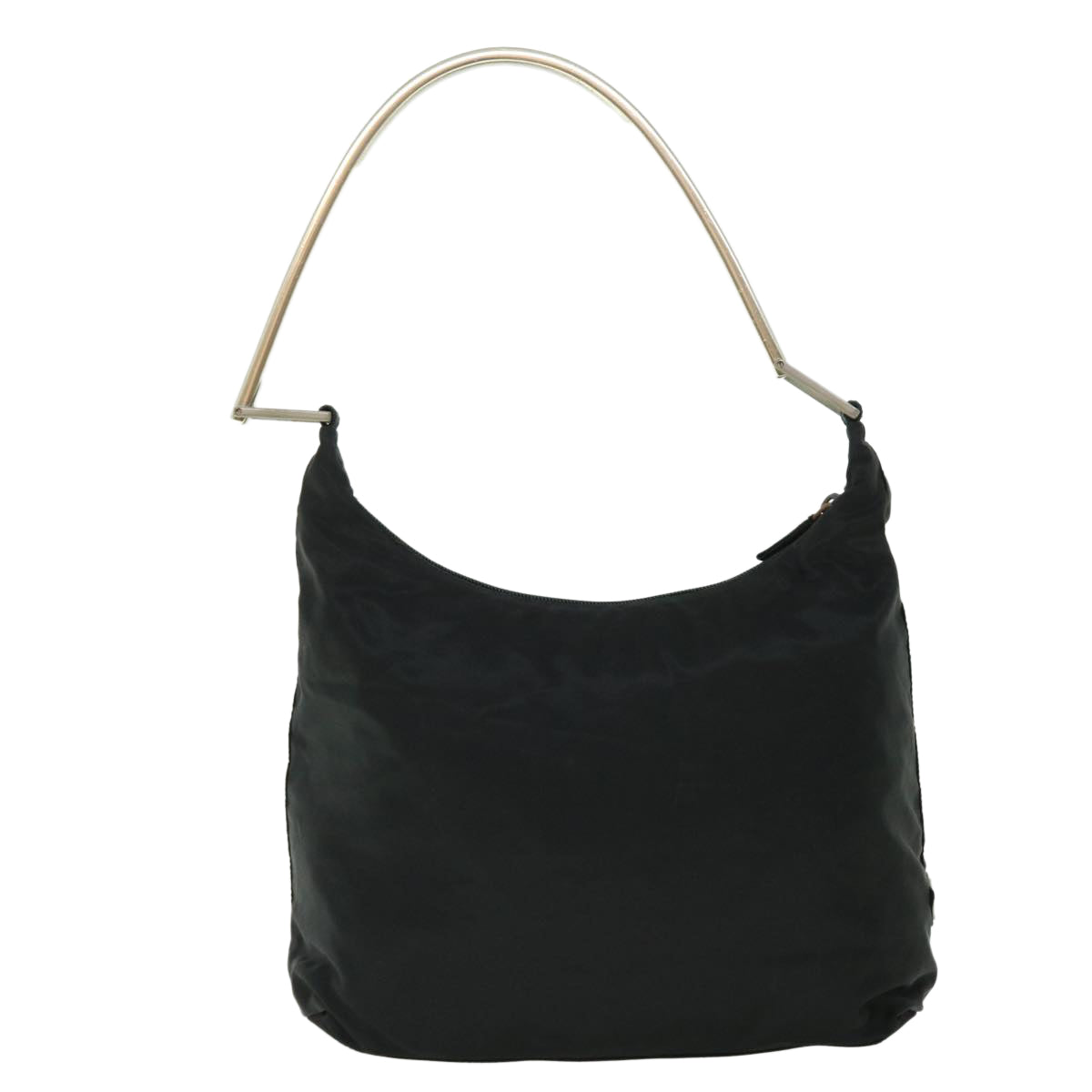 PRADA Shoulder Bag Nylon Black Auth