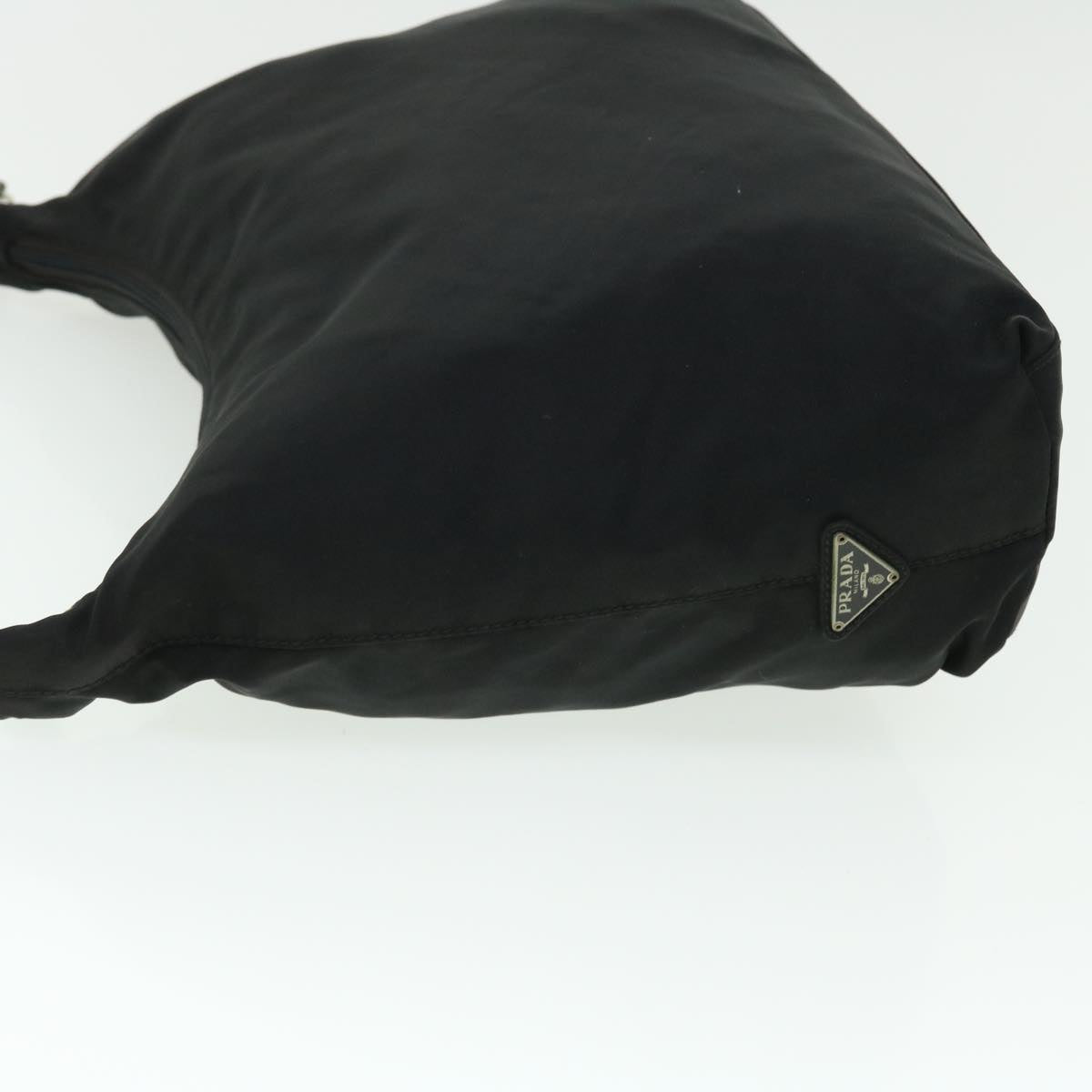 PRADA Shoulder Bag Nylon Black Auth