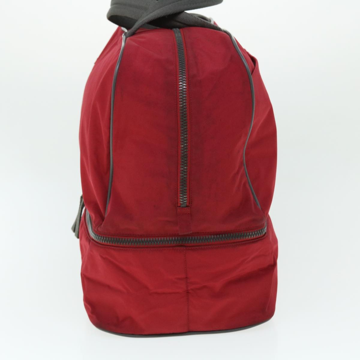 PRADA Sports Hand Bag Nylon Red Auth