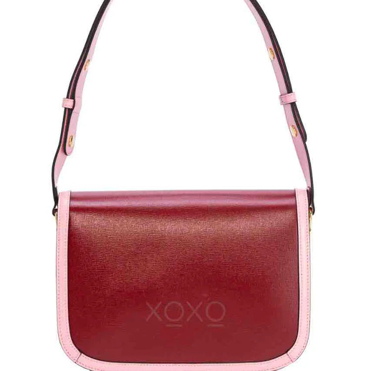 Gucci Horsebit Red Leather Calfskin Crossbody