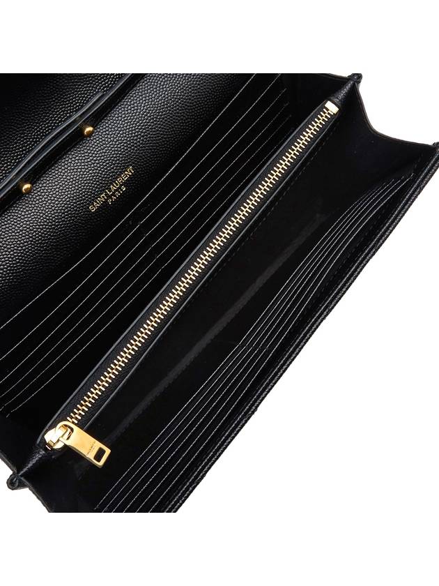 Luxury Saint Laurent Trending 2025 Monogram Matelasse Chain Shoulder Bag Black