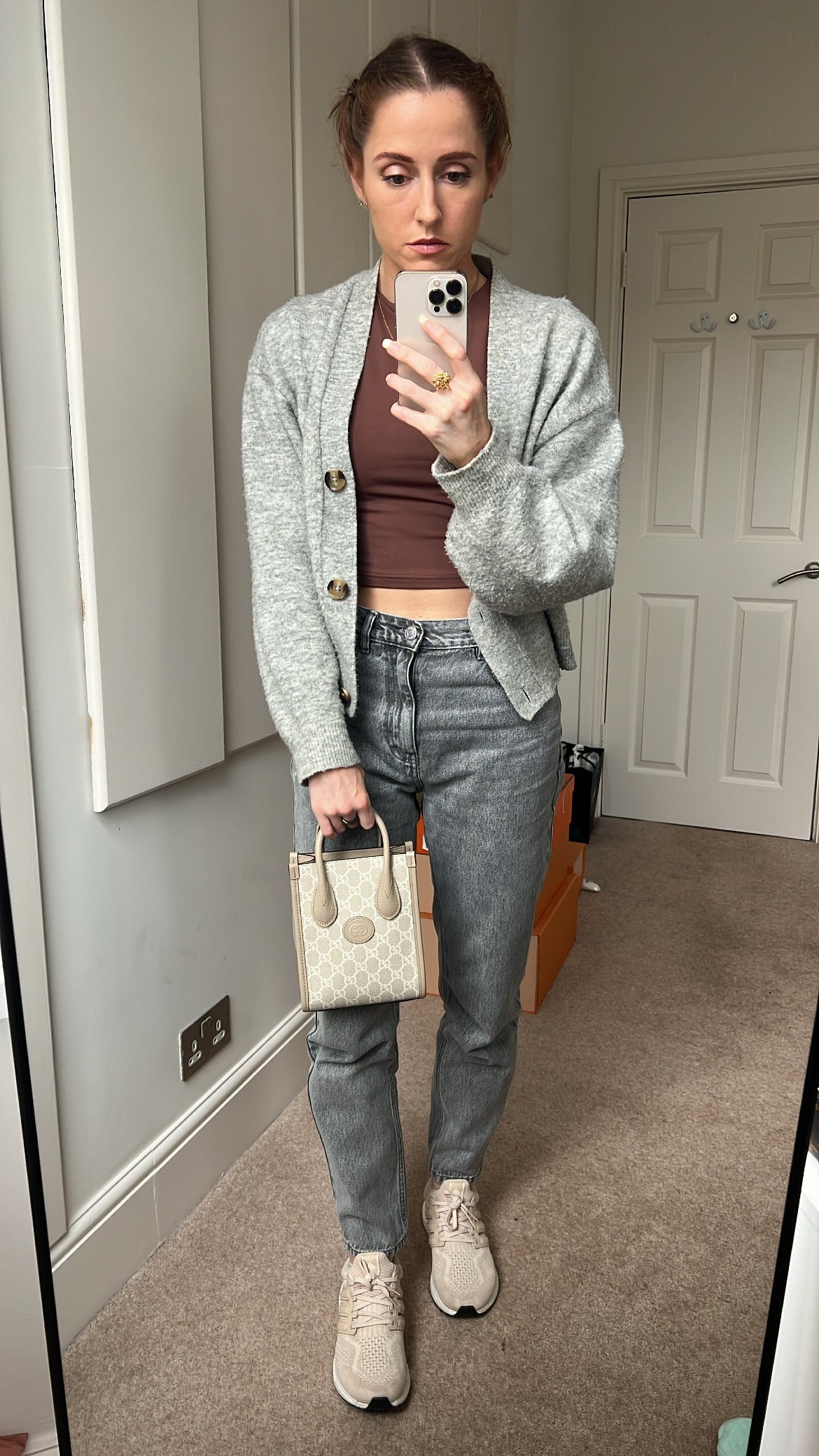 Gucci Interlocking G Leather Tote Style 2