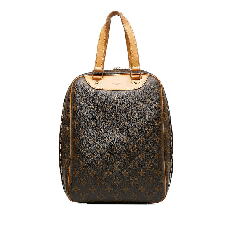 Louis Vuitton Monogram Exercise Handbag Brown PVC Leather Louis Vuitton