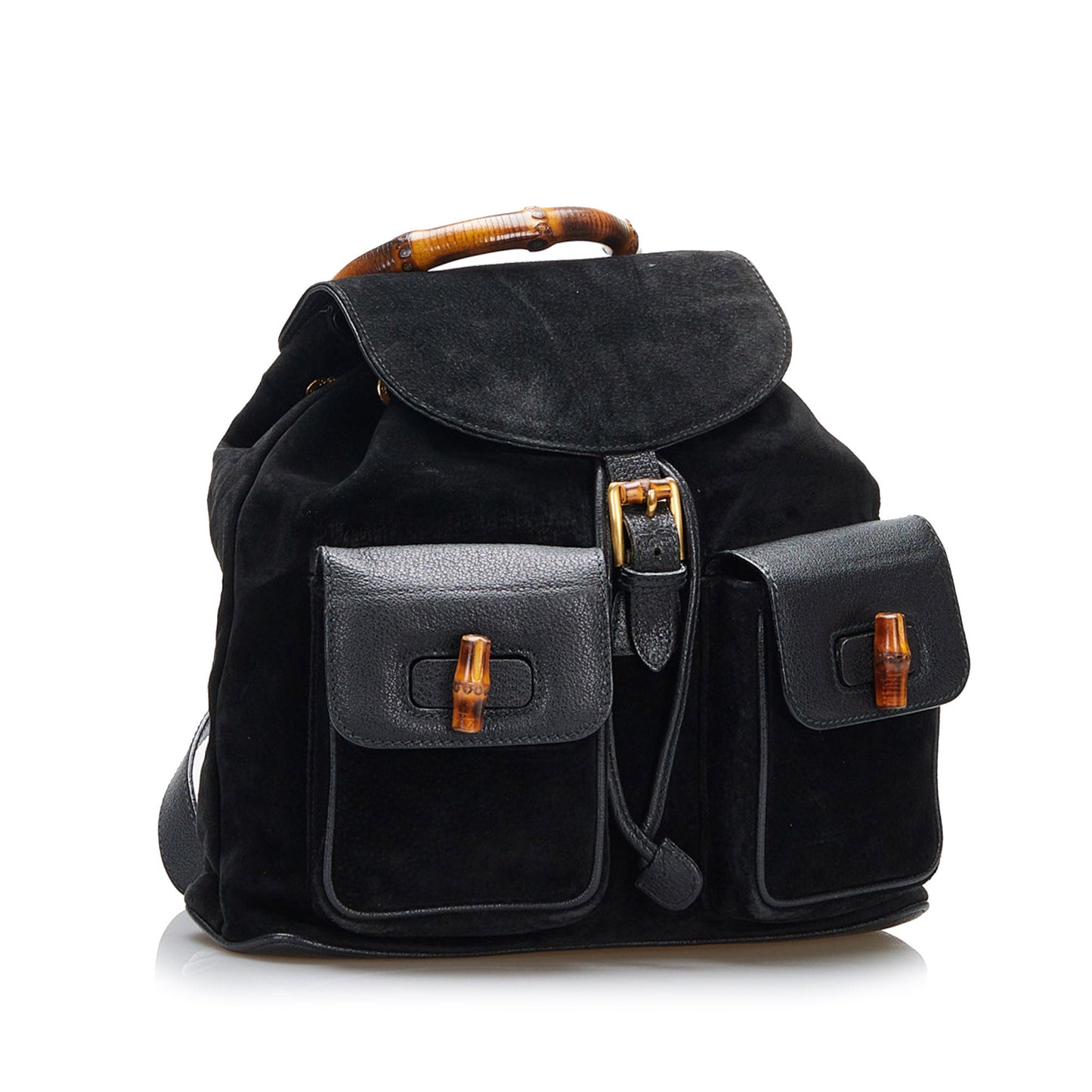 Gucci Twist Leather Top Handle Backpack