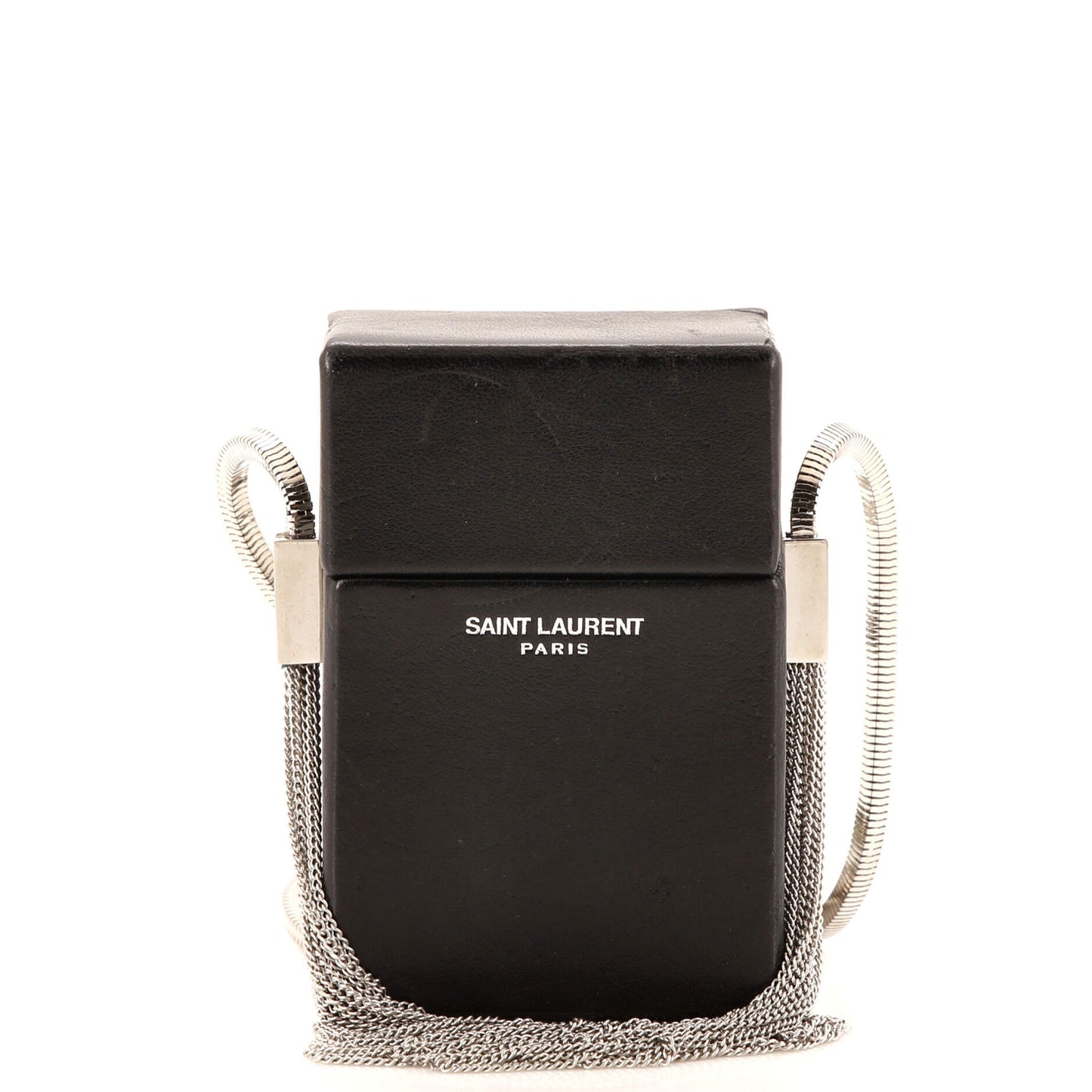 Luxury Saint Laurent Trending 2026 Smoking Box Minaudiere Leather