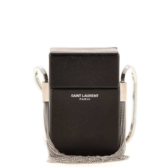 Luxury Saint Laurent Trending 2026 Smoking Box Minaudiere Leather