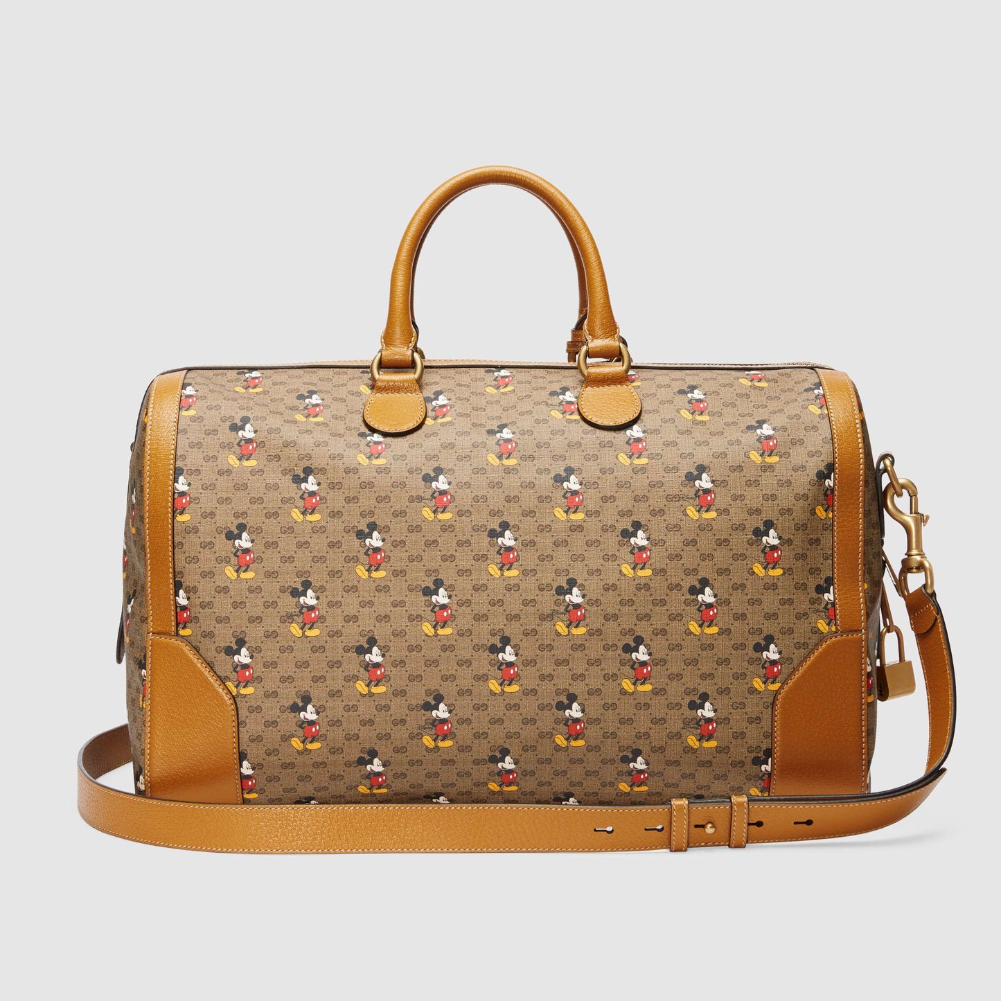 Gucci Monogram Nylon Leather Mini Crossbody
