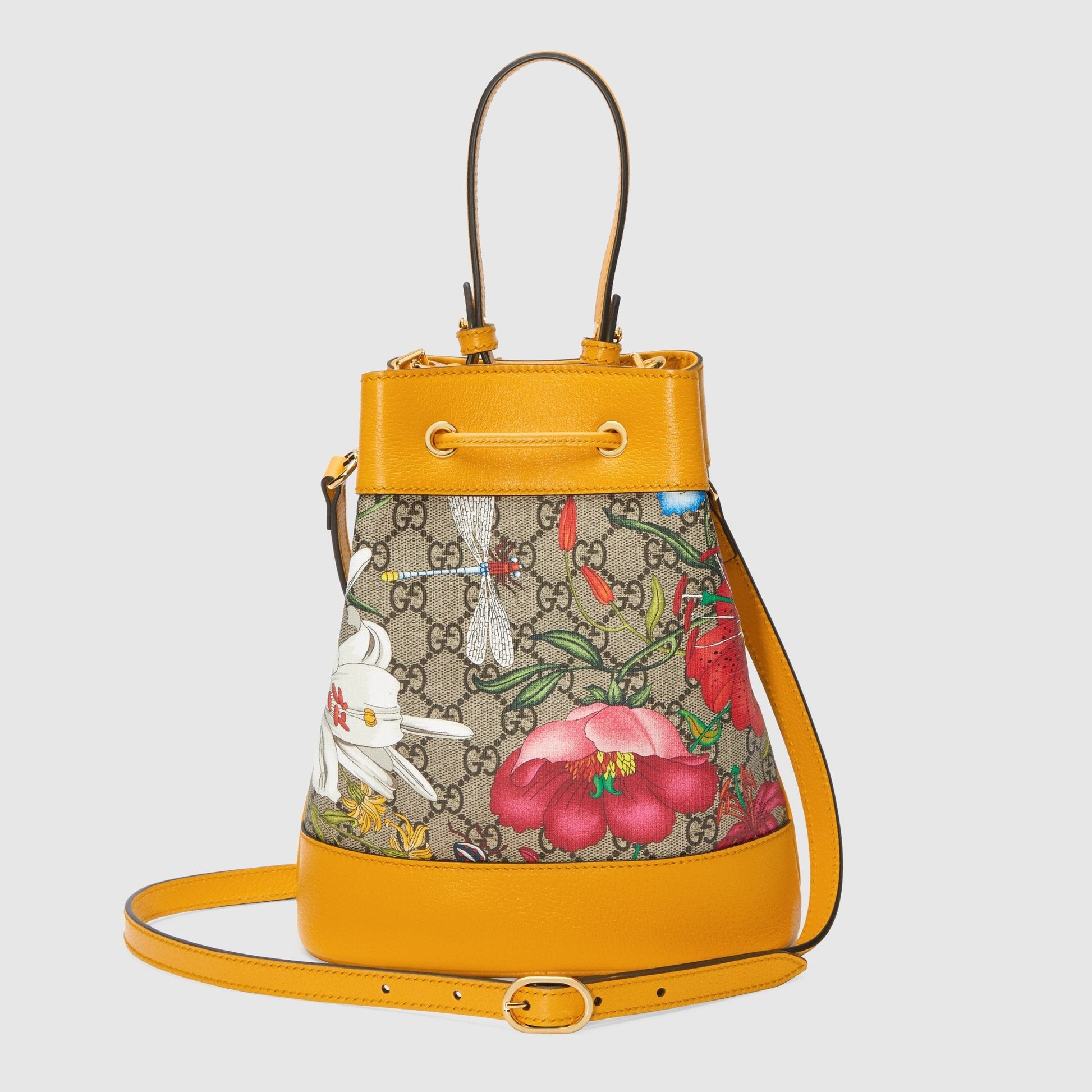 Gucci Monogram Leather Canvas Crossbody