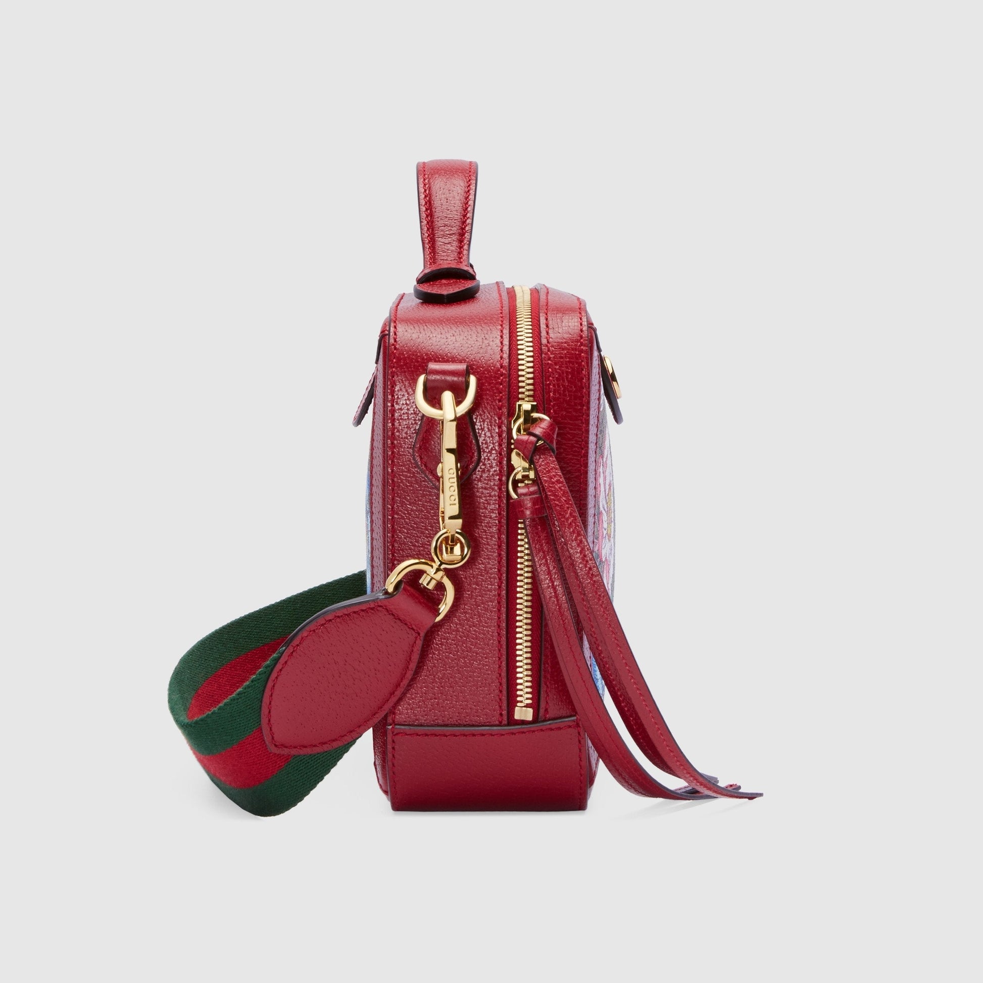 Gucci Monogram Leather Canvas Crossbody