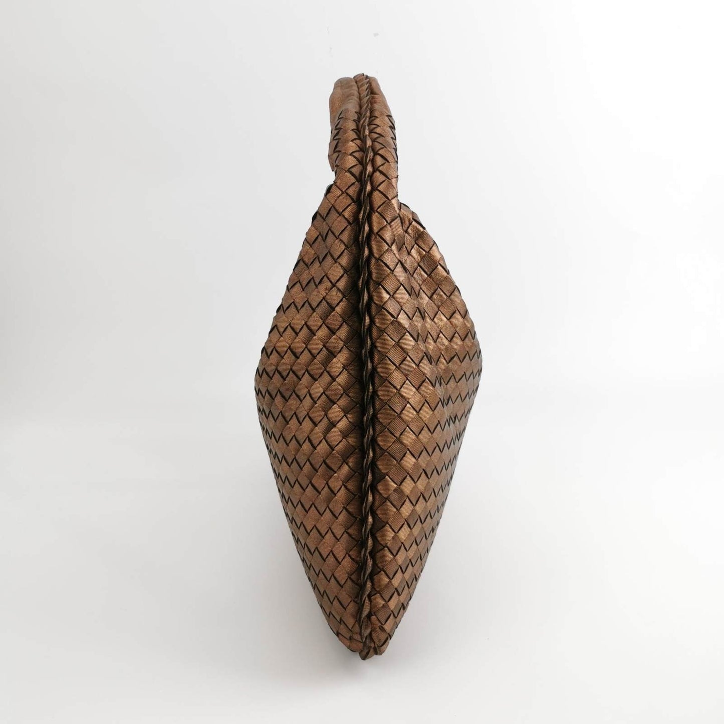 Bottega Veneta Veneta Hobo Large Metallic Copper Leather 46cm