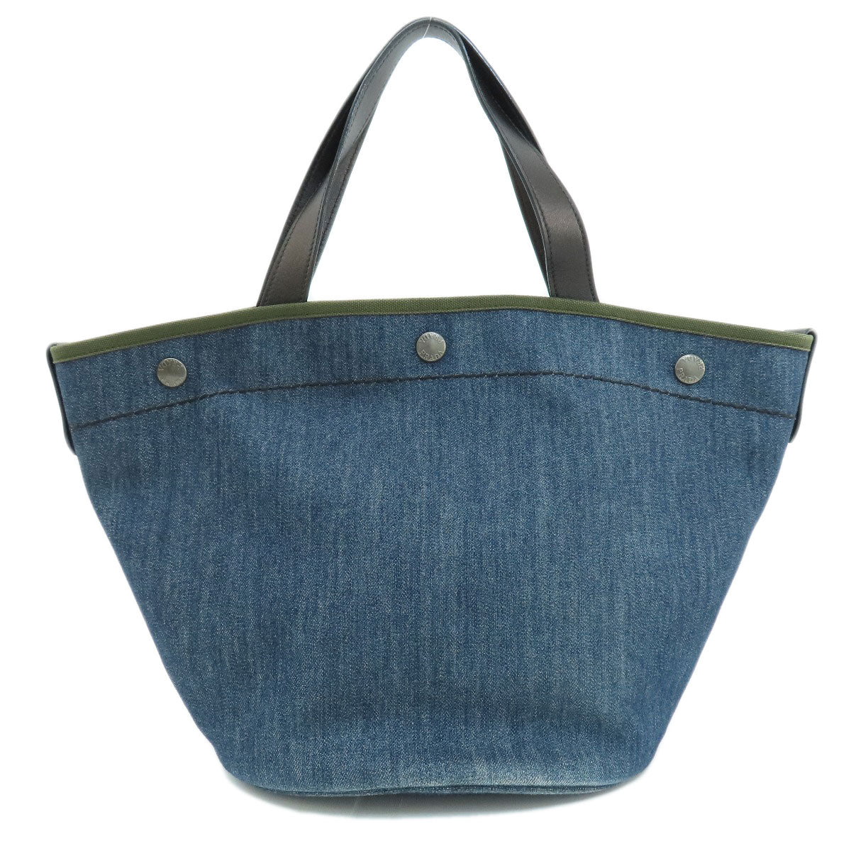 PRADA Handbag denim Navy Bucket type