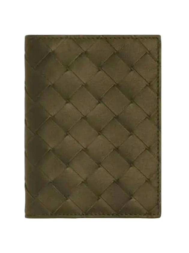 Luxury Bottega Veneta Intrecciato Leather Card Wallet Brown