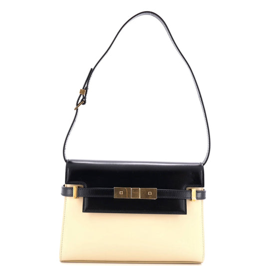 Luxury Saint Laurent Trending 2025 Manhattan Shoulder Bag Leather Small