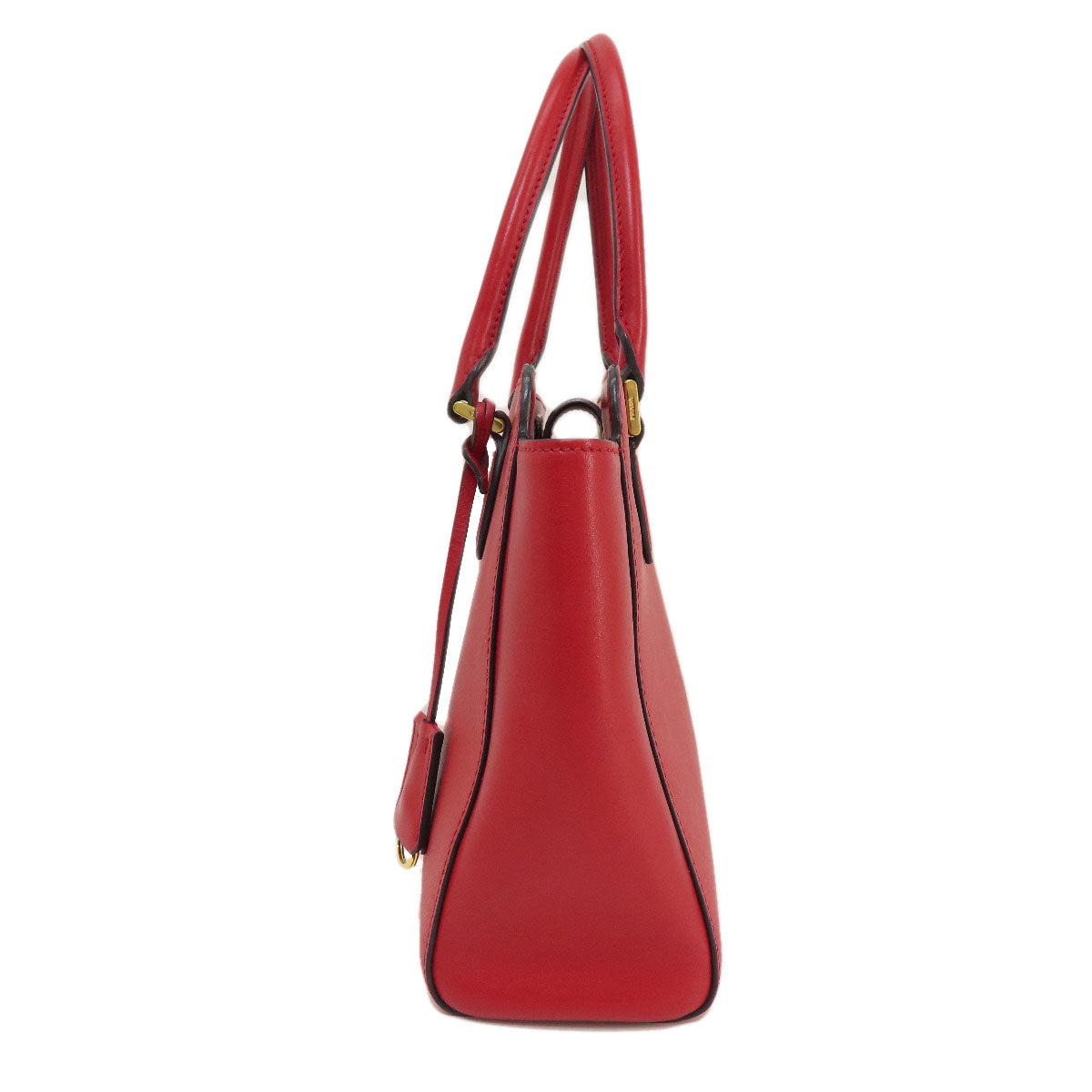 PRADA Handbag leather Red Saffiano