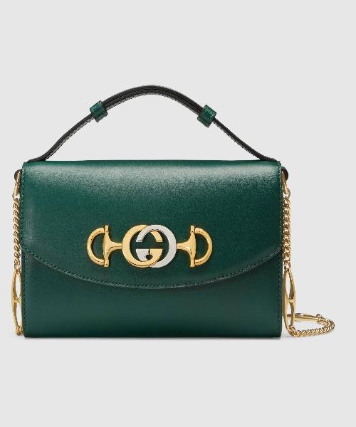 Gucci Monogram Chain Leather Crossbody