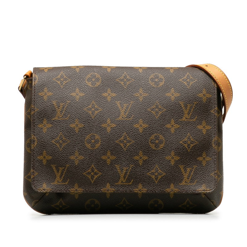 Louis Vuitton Monogram Mtte Tango Short Shoulder Bag Brown