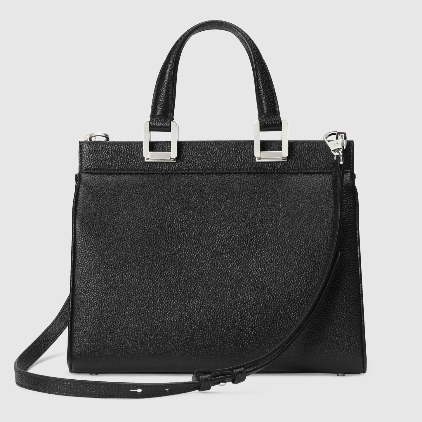 Gucci Monogram Leather Top Handle Crossbody