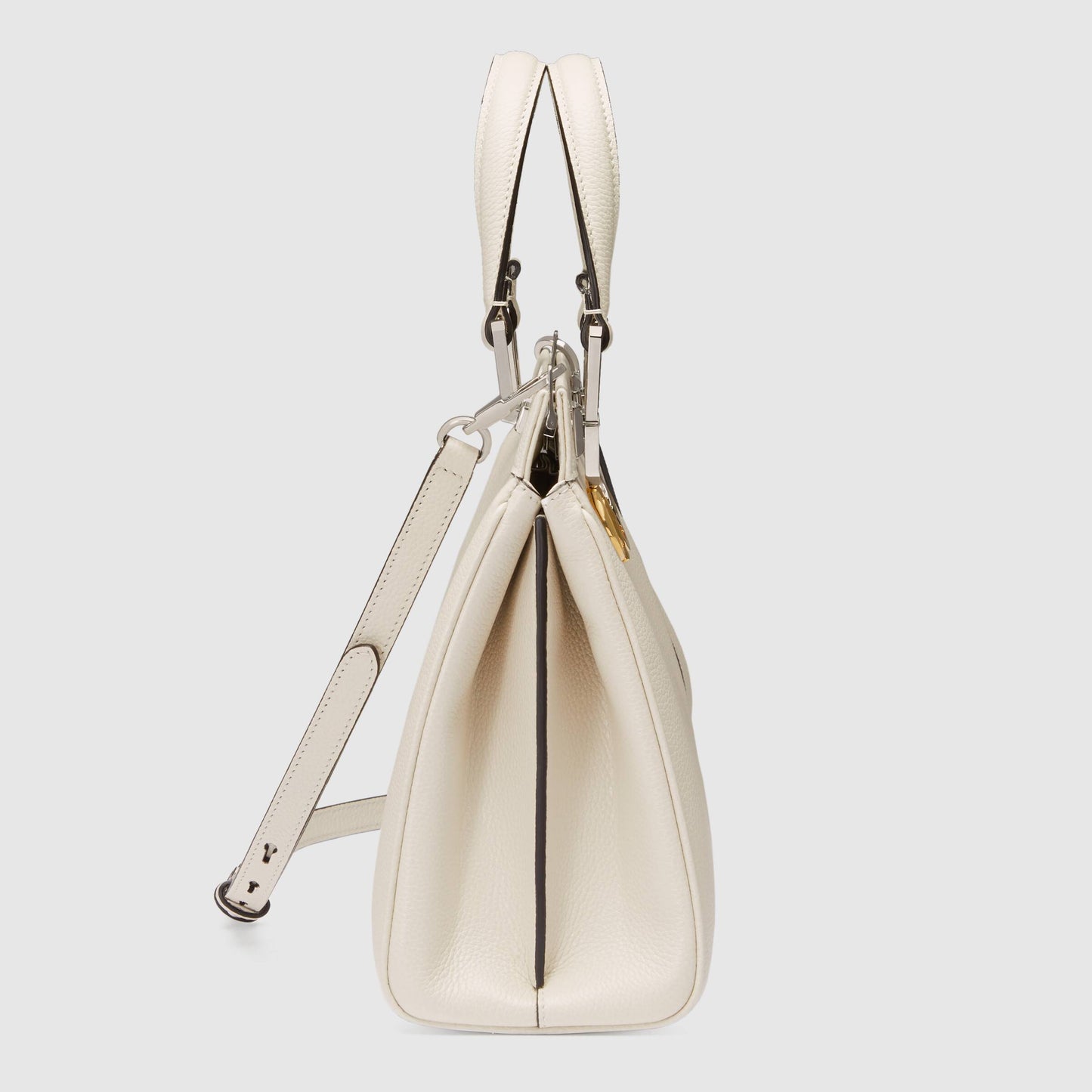Gucci Monogram Leather Top Handle Crossbody