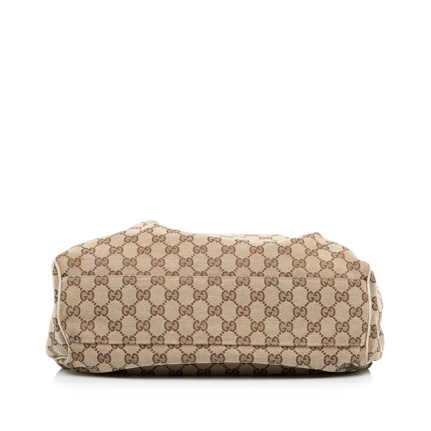 Gucci Sukey Tan Leather Canvas Tote