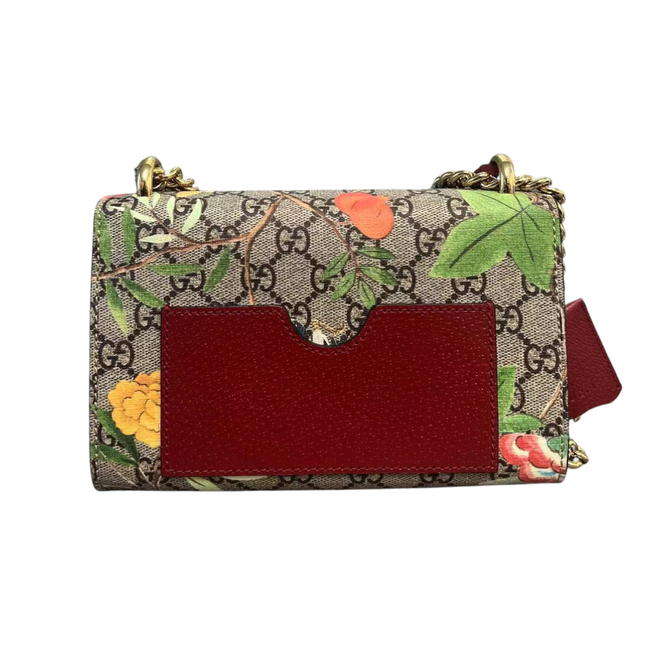 Gucci Monogram Chain Canvas Shoulder Bag