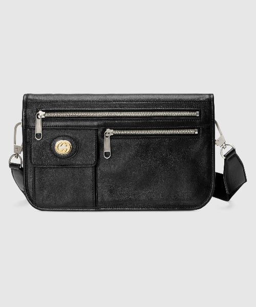 Gucci Monogram Nylon Leather Crossbody