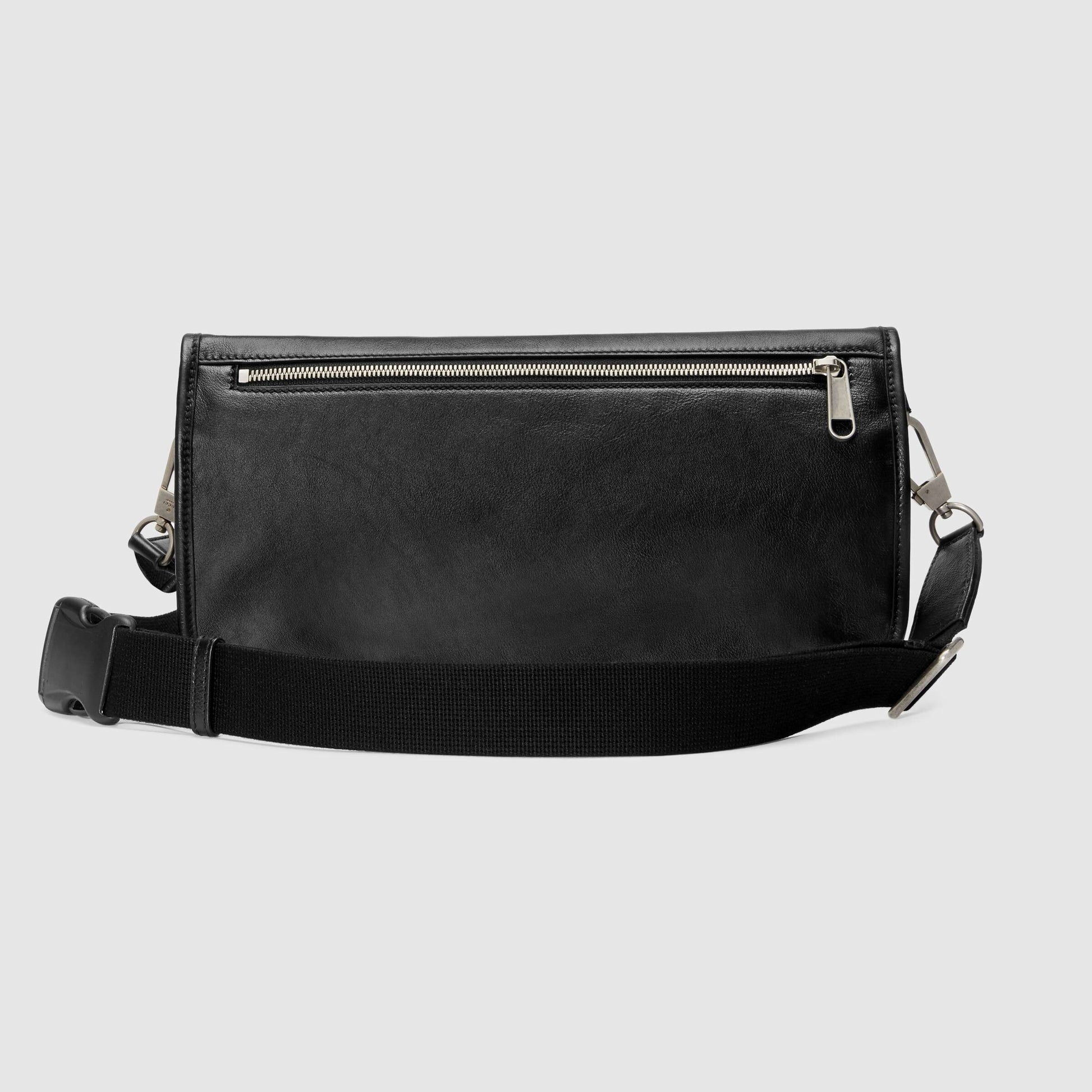 Gucci Monogram Nylon Leather Crossbody