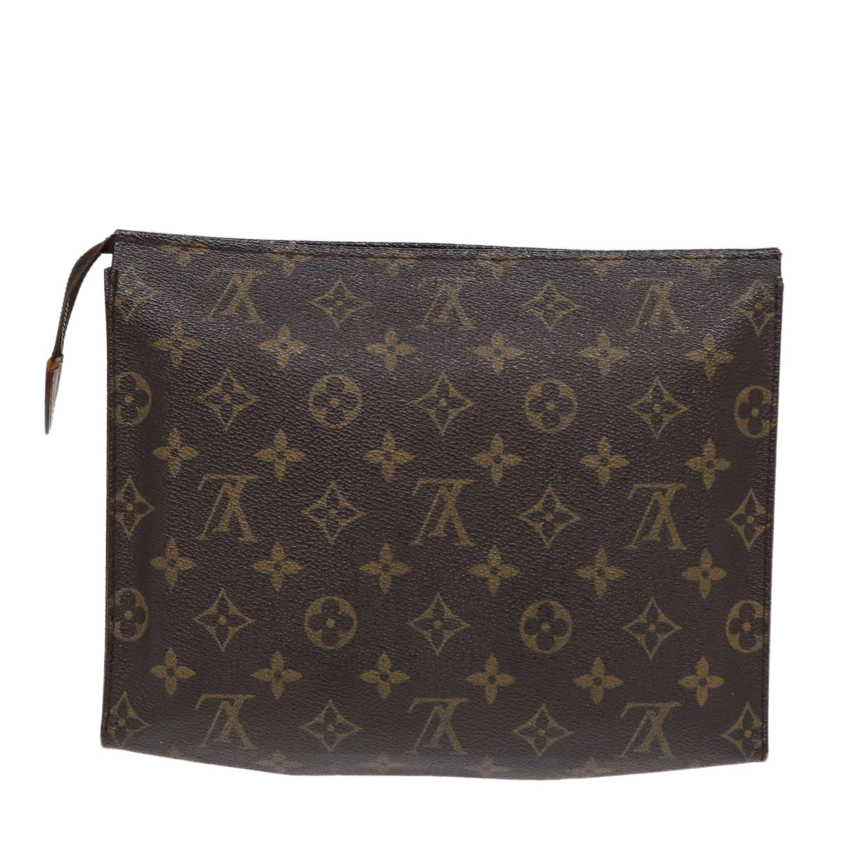 LOUIS VUITTON Monogram Poche Toilette 26 Pouch M47542 LV Auth 58464