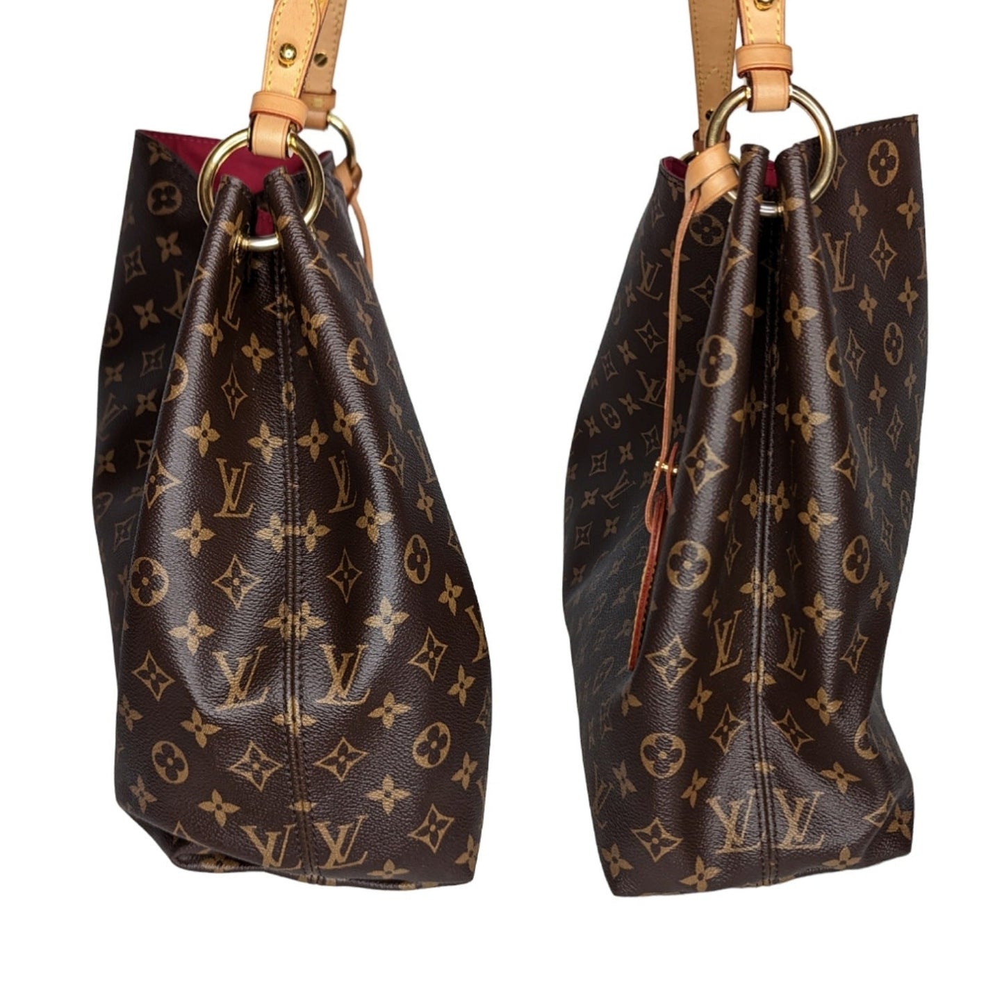 Louis Vuitton Monogram Canvas Graceful MM Hobo Bag