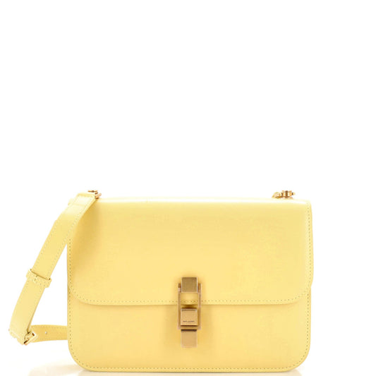 Luxury Saint Laurent Trending 2026 Carre Satchel Leather Medium
