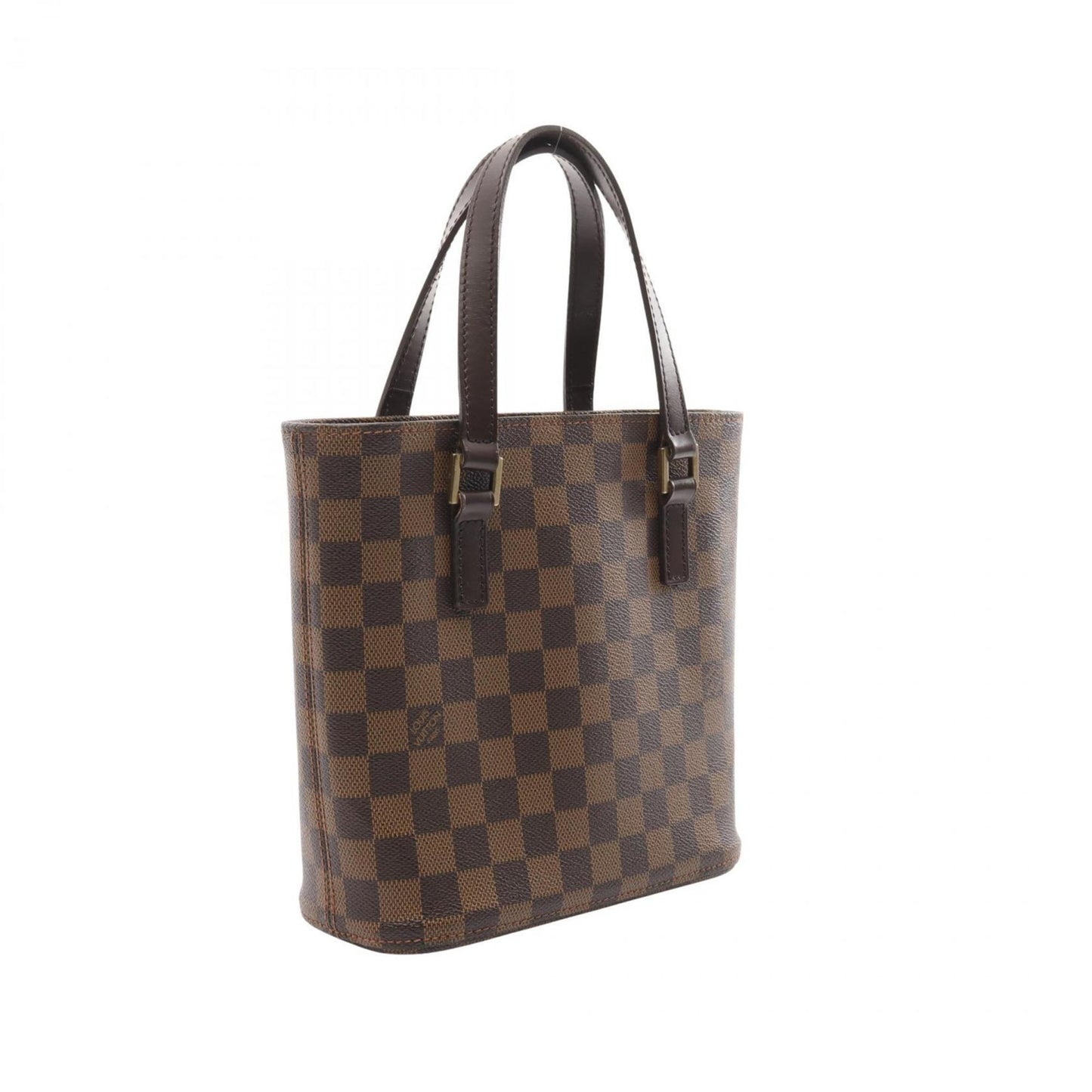 Louis Vuitton Ebene Coated Canvas Leather Handbag