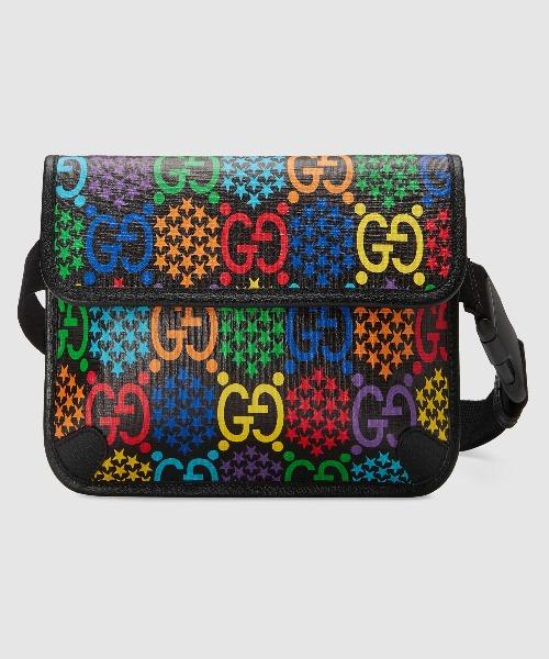 Gucci Monogram Leather Canvas Crossbody
