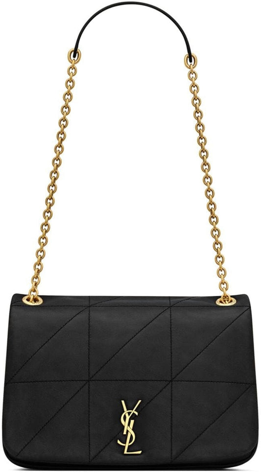 Luxury Saint Laurent Trending 2025 Women's Lambskin Jamie Shoulder Bag in Black | Size UNICA |