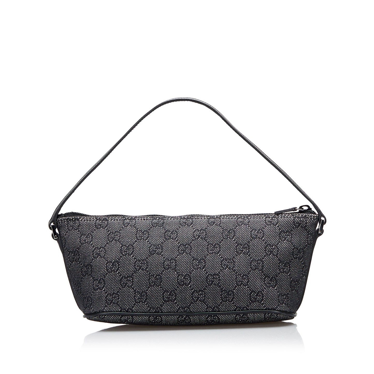 Gucci Leather Canvas Shoulder Bag Style 37