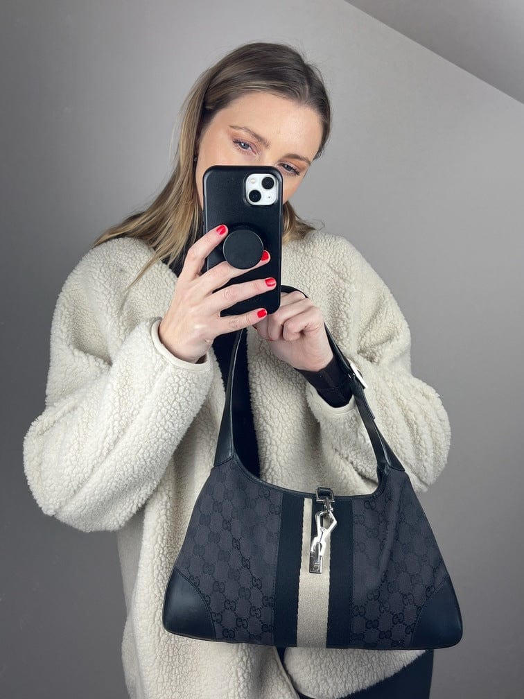 Gucci Nylon Canvas Shoulder Bag