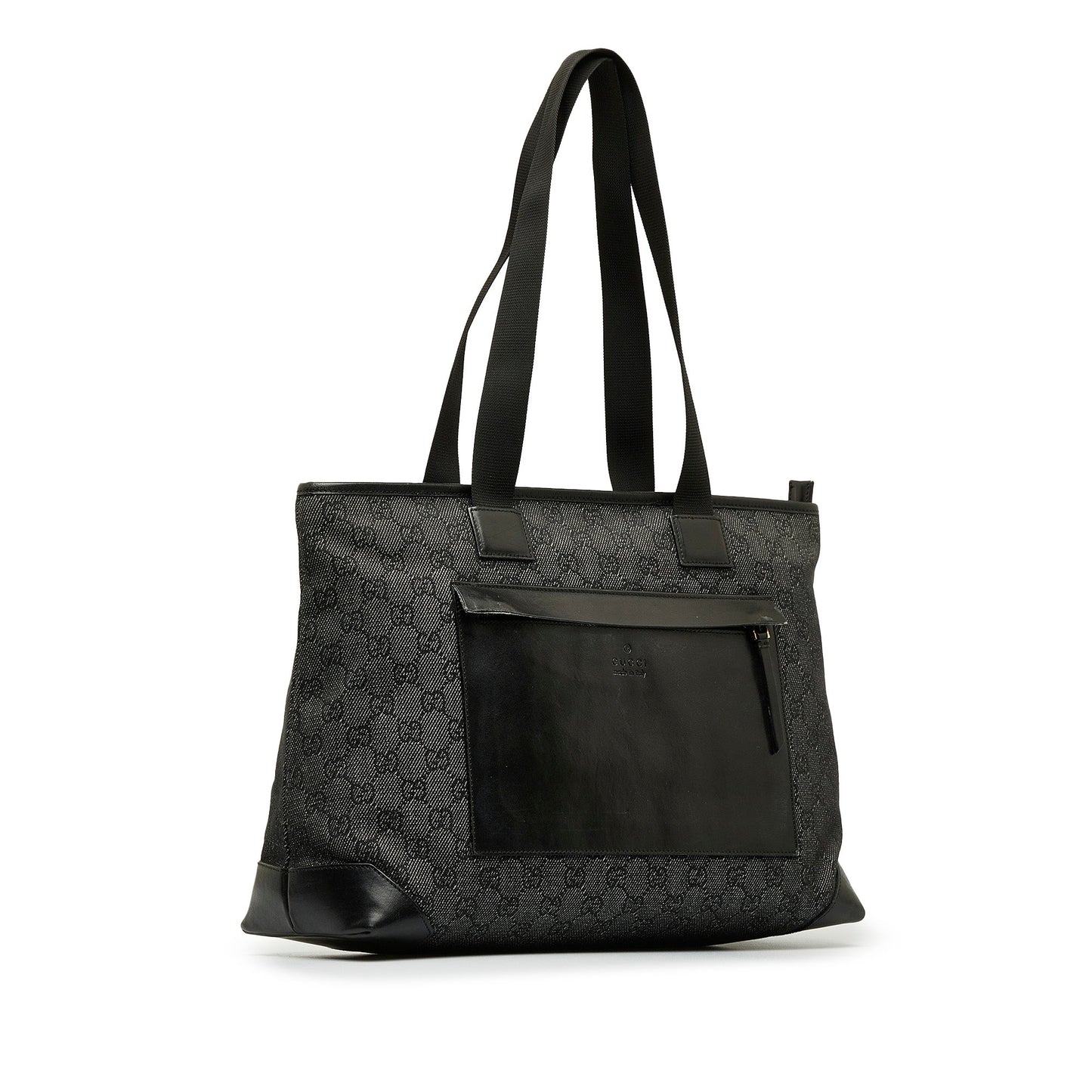 Gucci Leather Canvas Tote