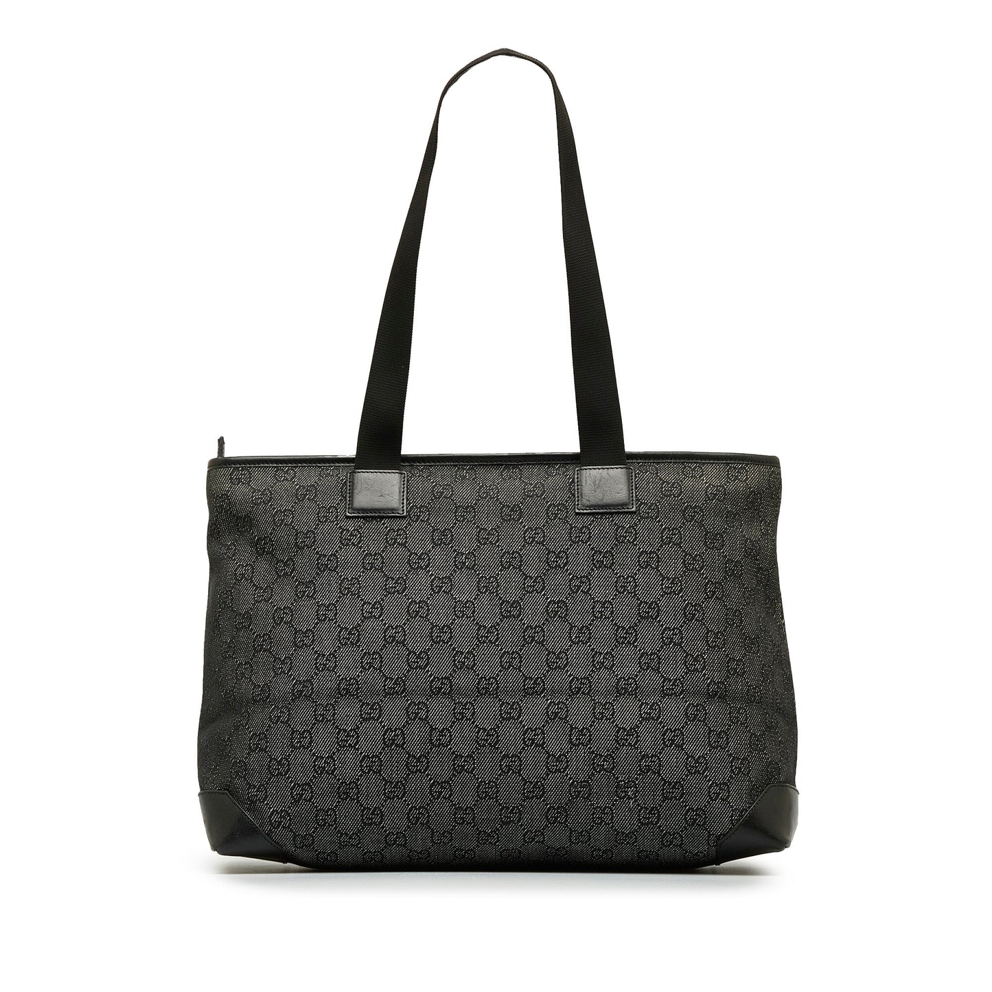 Gucci Leather Canvas Tote