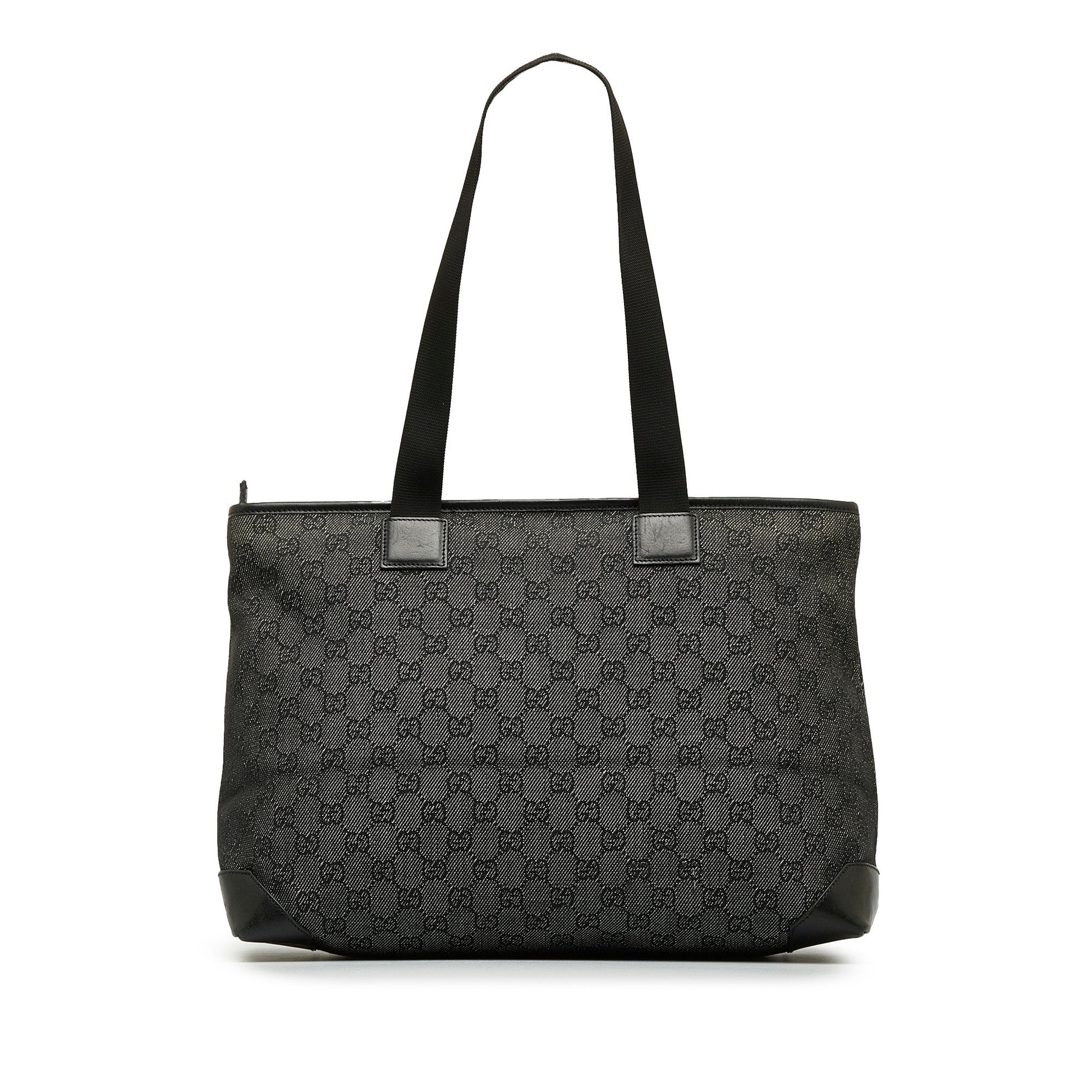 Gucci Leather Canvas Tote