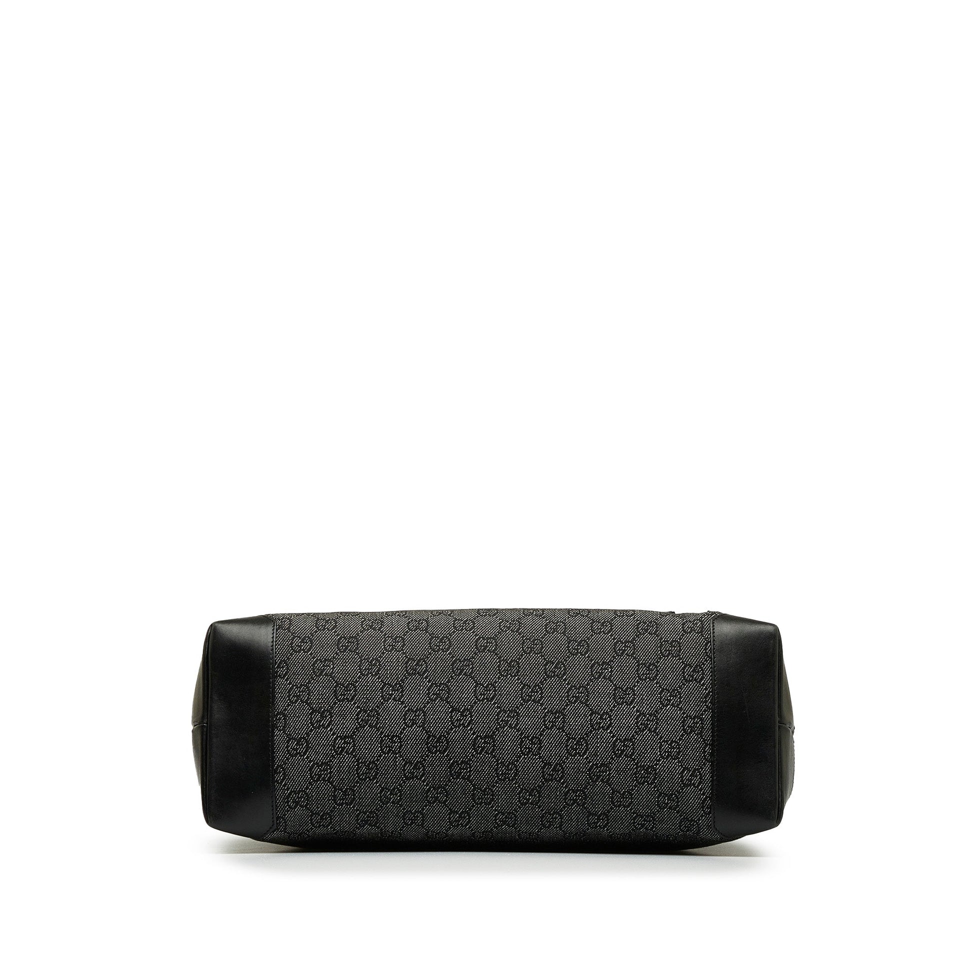 Gucci Leather Canvas Tote