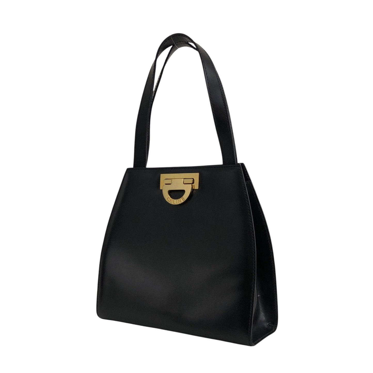 CELINE Horse Bit Two-way Handbag Shoulder bag Black