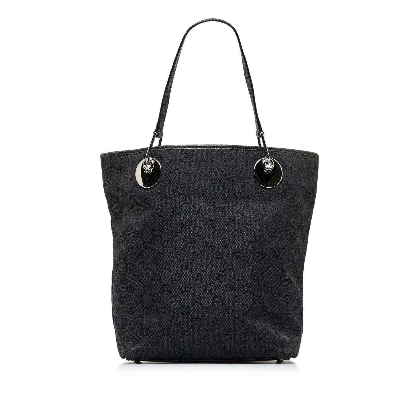 Gucci Leather Canvas Tote